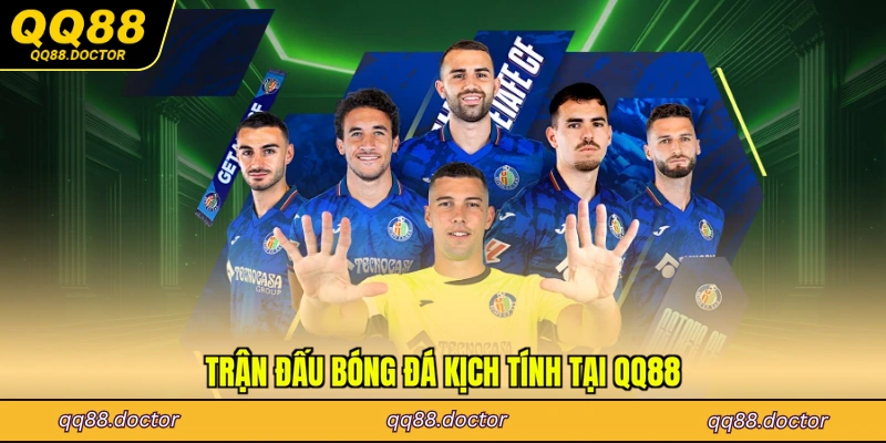 Trận đấu bóng đá kịch tính tại QQ88